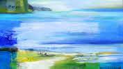 Susanne Beckh - 'Sehnsucht nach Meer', 80 x 140, Acryl, 2012