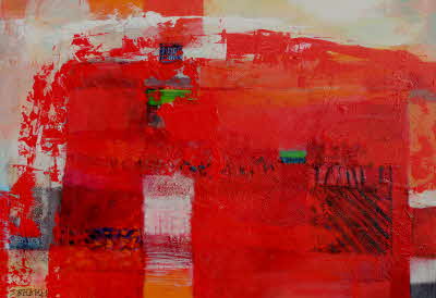 Susanne Beckh - 'Energie', 80 x 120, Acryl, 2021